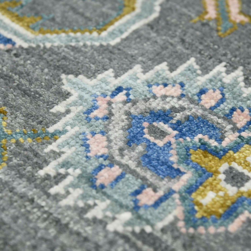 Bristol Harrow Area Rug, Gray, 2' x 3', Bordered