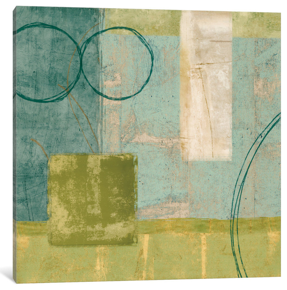 "Aquamarine II" by Brent Nelson, Canvas Print, 18"x18"