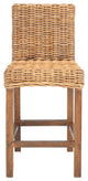 Safavieh Tobie Rattan Counter Stool, Honey Brown Wash