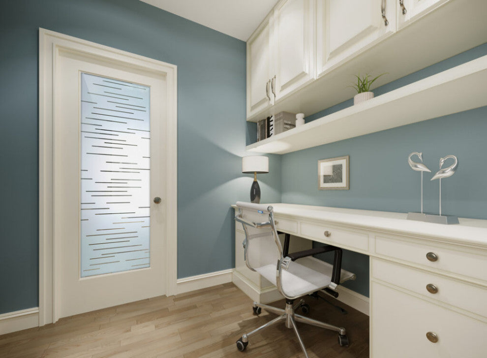 Interior Prehung Door or Interior Slab Door - Finer Lines - Primed - 28" x...