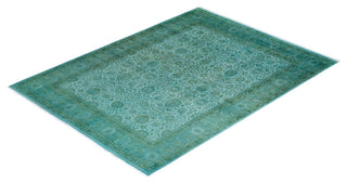 Fine Vibrance, One-of-a-Kind Hand-Knotted Area Rug Green, 8'2"x10'5"