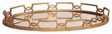 Howard Elliott Bright Gold Metal Tray