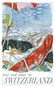 "Switzerland" Digital Paper Print by Alois Carigiet, 25"x38"