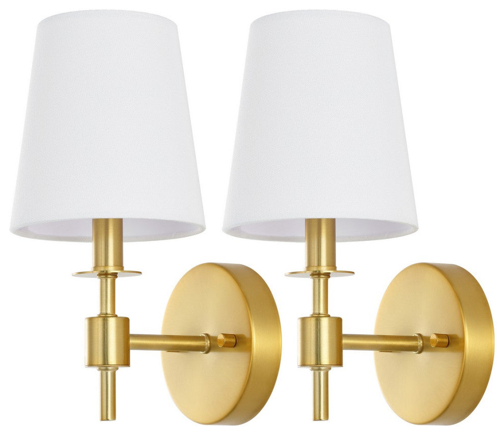 Safavieh Dalany 7" Wall Sconce, Brass