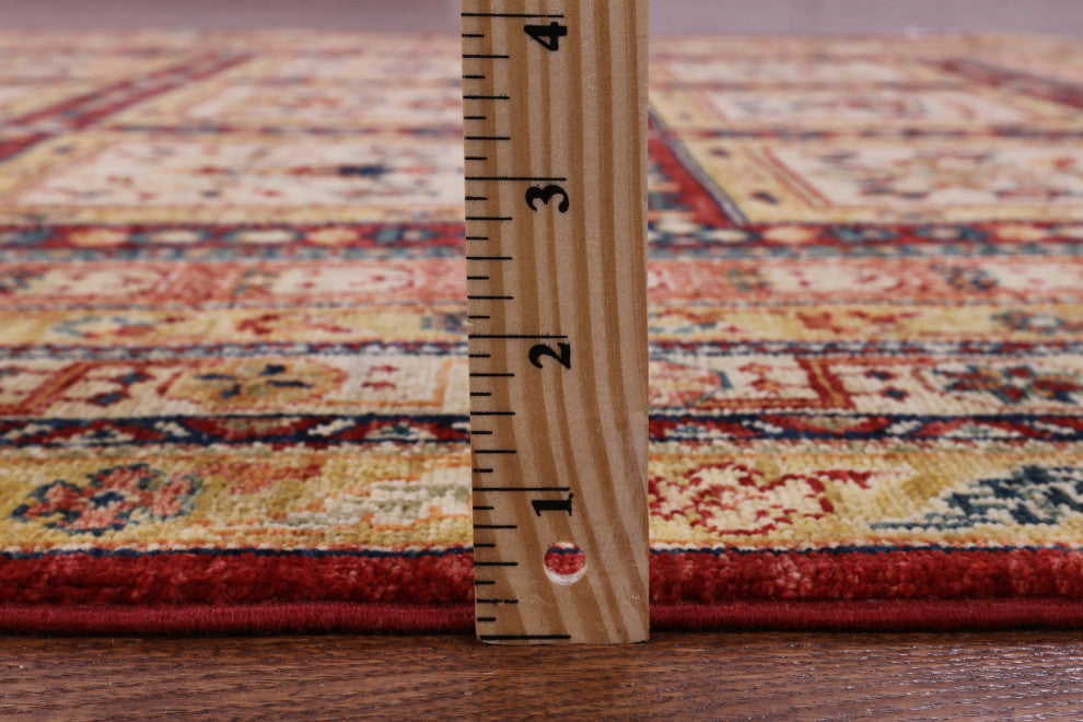 5' 8" X 7' 8" Garden Design Persian Handmade Wool Rug Q10664