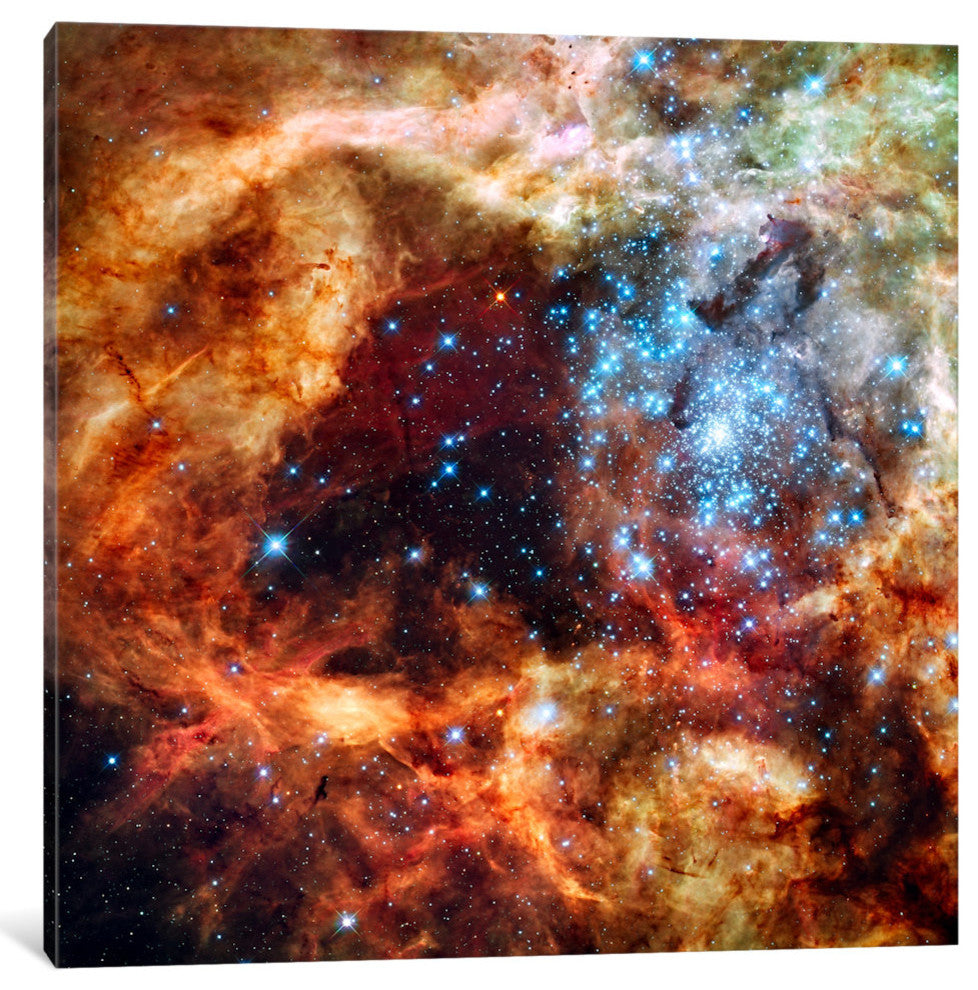 "R136 Star Cluster" Wrapped Canvas Print, 18x18x1.5