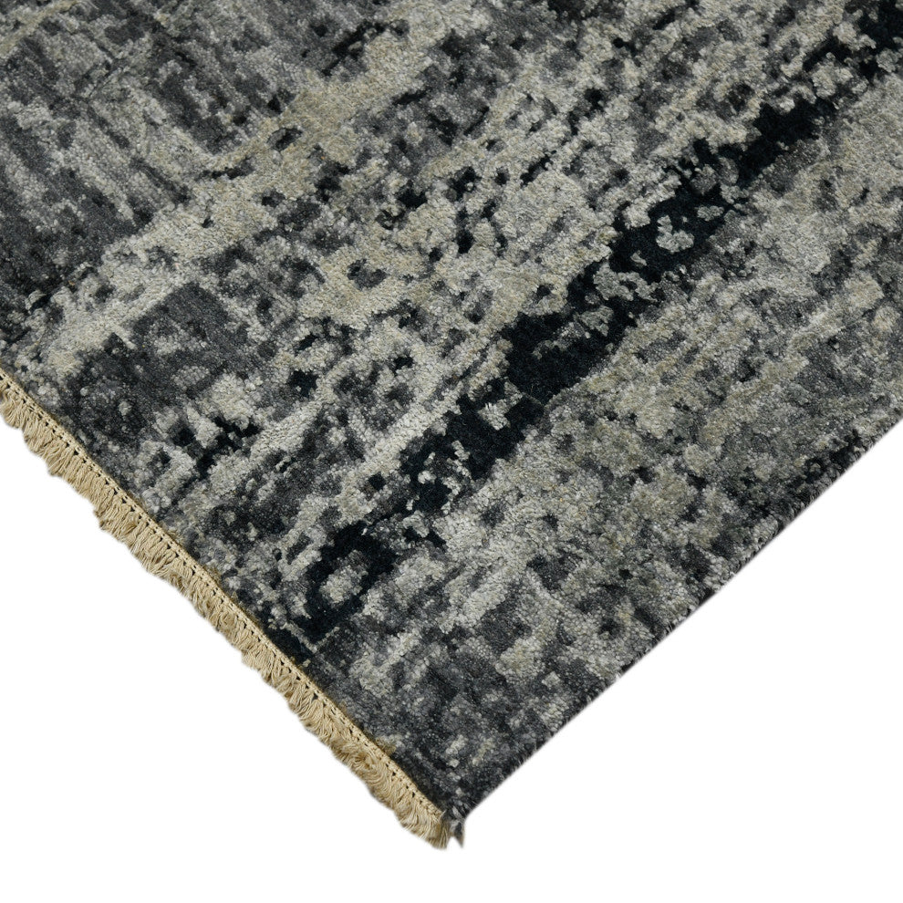Zenith Area Rug, Charcoal, 8' x 10', Abstract