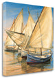 28" Series of Boats With Lateen Sails Giclee Wrap Canvas Wall Art
