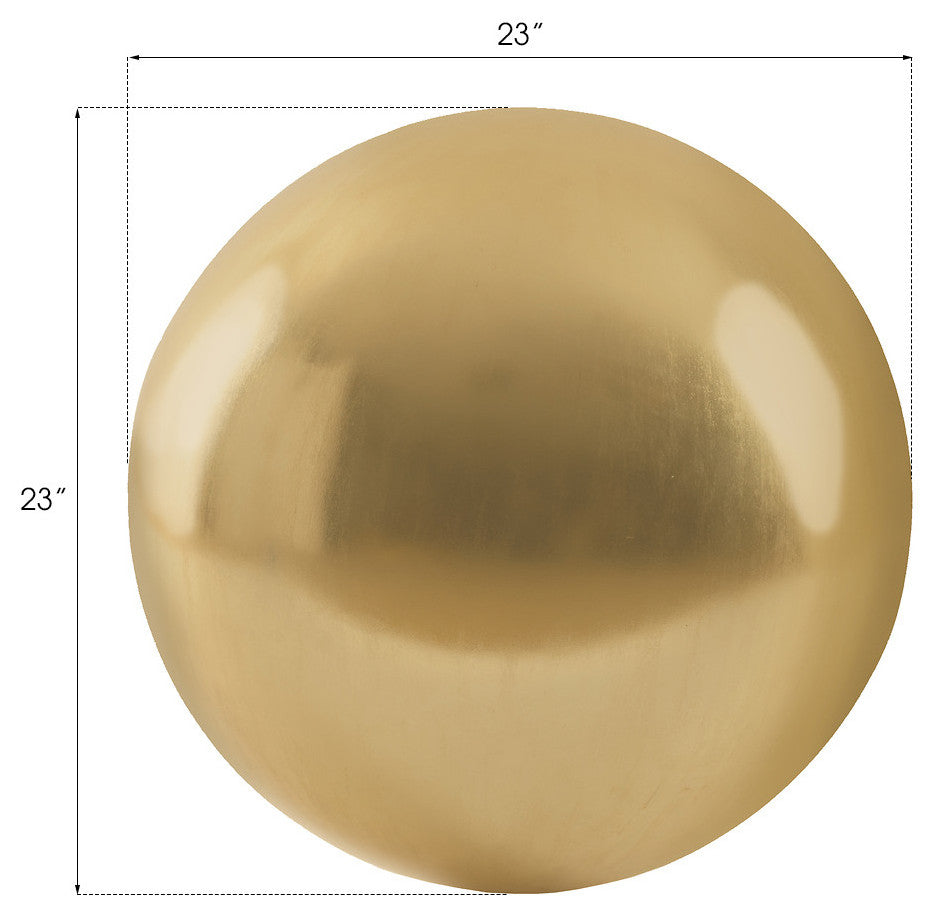 Floor Ball, Gold Leaf, Large