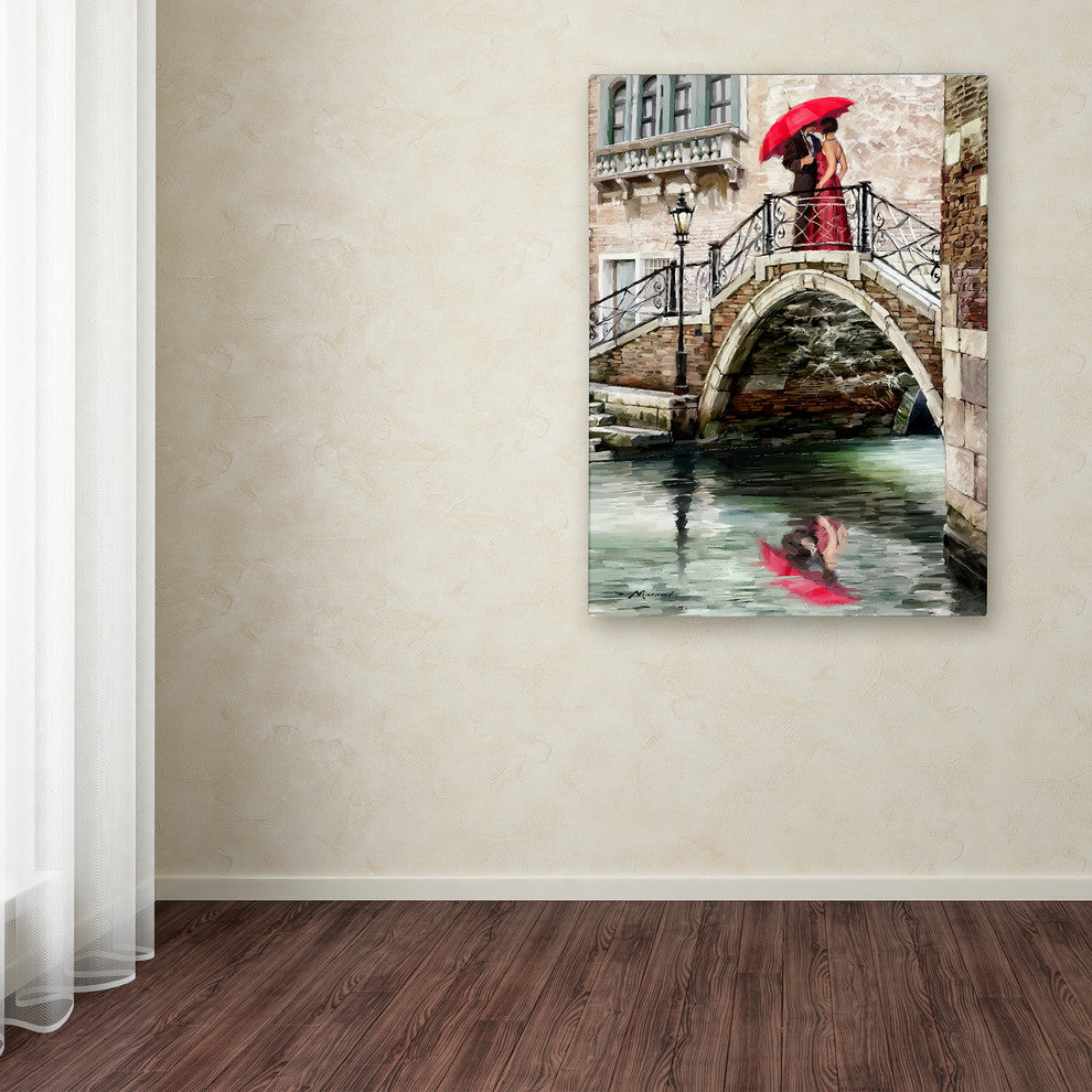 The Macneil Studio 'New Venice Bridge' Canvas Art, 32"x24"