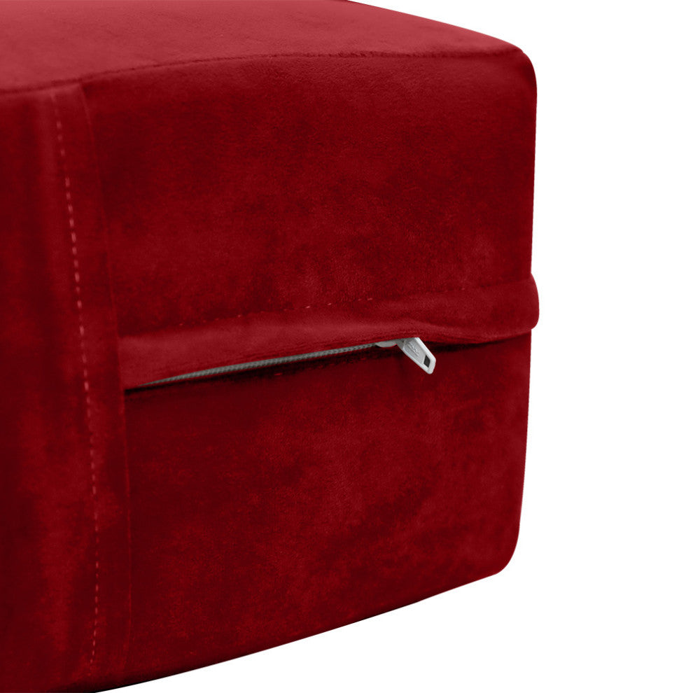 Knife Edge 6" Twin-XL 80x39x6 Velvet Indoor Daybed Mattress |COVER ONLY|-AD369