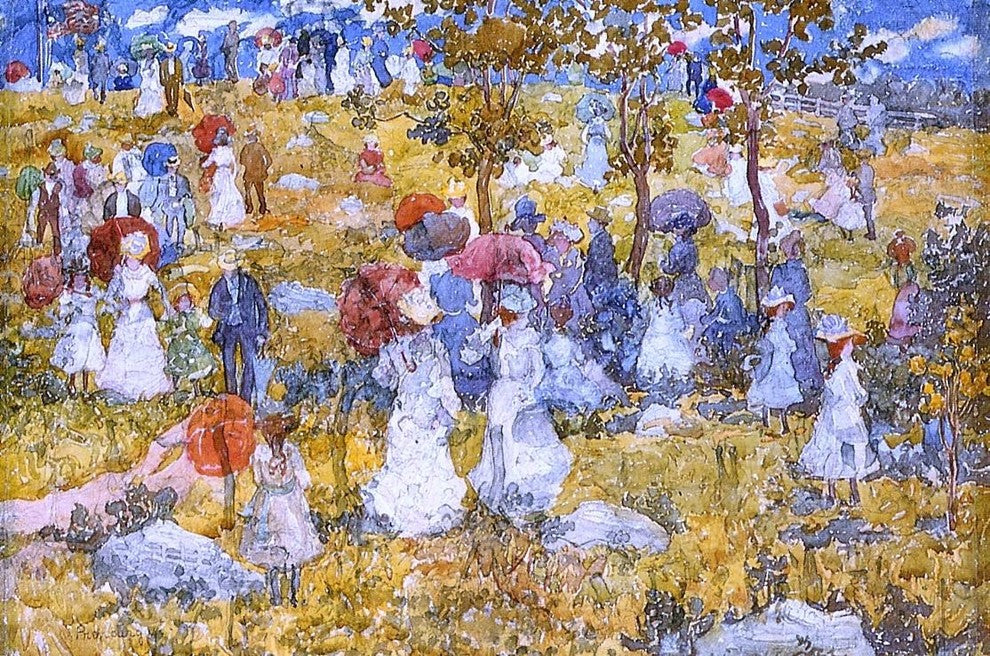 Maurice Prendergast At the Park Wall Decal