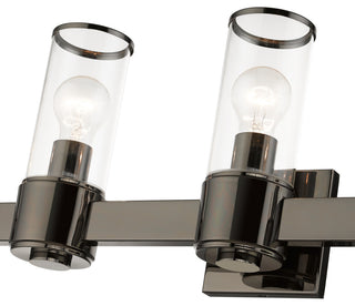 Livex Lighting Quincy 5-Light Black Chrome Large Vanity Sconce
