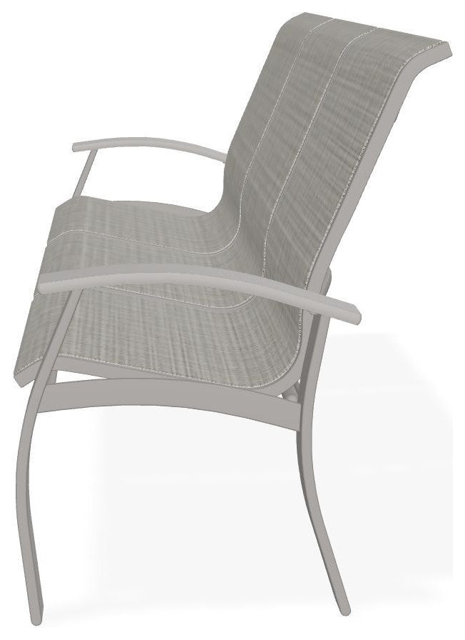 Belle Isle Sling 3-Seat Outdoor Sofa, Deacon/Warm Gray