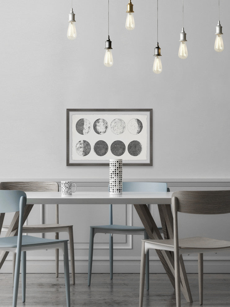 "Moon in Motion" Framed Painting Print, 18x12