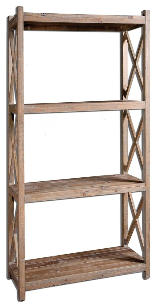 Stratford Reclaimed Wood Etagere By Designer Matthew Williams