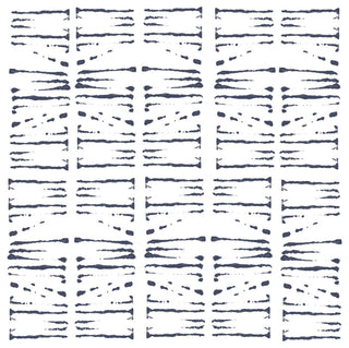 Letter from India Wallcovering, Indigo, Roll, Peel and Stick