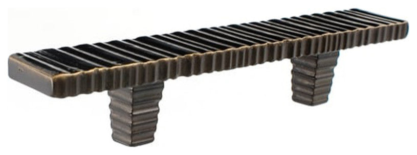 Du Verre DVFC307 Forged 3 - 3" Center to Center Textured Flat Bar - Oil Rubbed