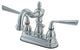 Kingston Brass 4" Centerset Bathroom Faucet, Polished Chrome