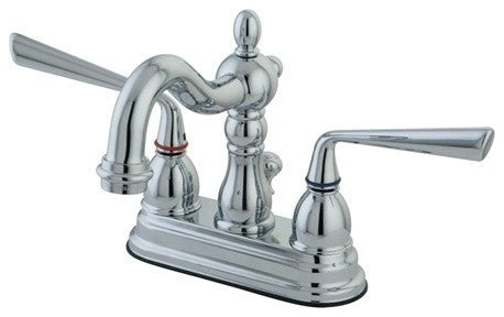 Kingston Brass 4" Centerset Bathroom Faucet, Polished Chrome