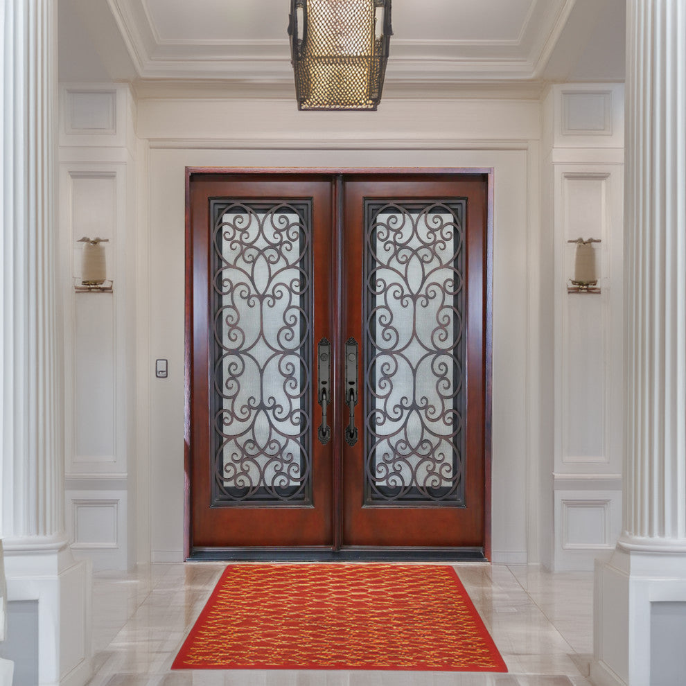 Exterior Front Entry Composite Double Door 60"x80" Right Opening Inward