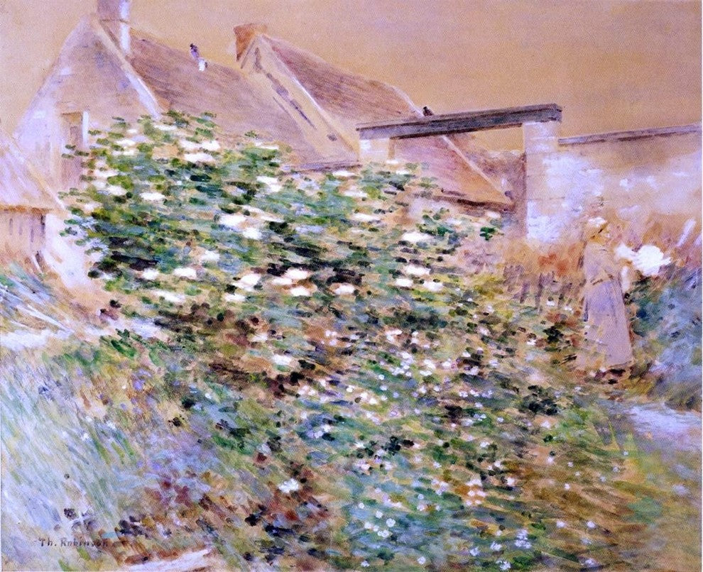 Theodore Robinson Normandy Farm A Characteristic Bit Givernyy Wrapped Canvas