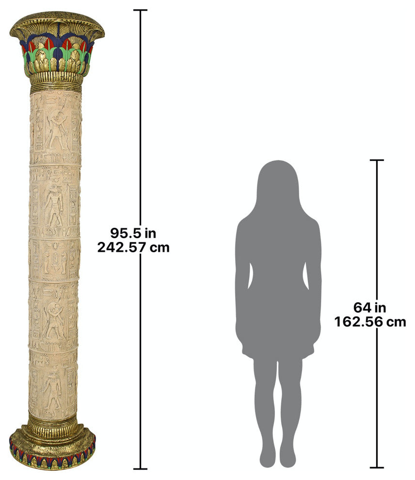 Giant Column of Luxor Wall Sculpture