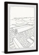 "Pool View" Framed Painting Print, 30"x45"