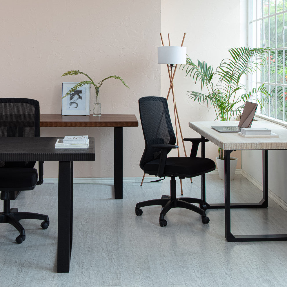 Ancona Desk Solid, Whitewash