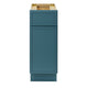 Vanity Art Birch Plywood Single Base Storage Cabinet, Sea Green, 12"