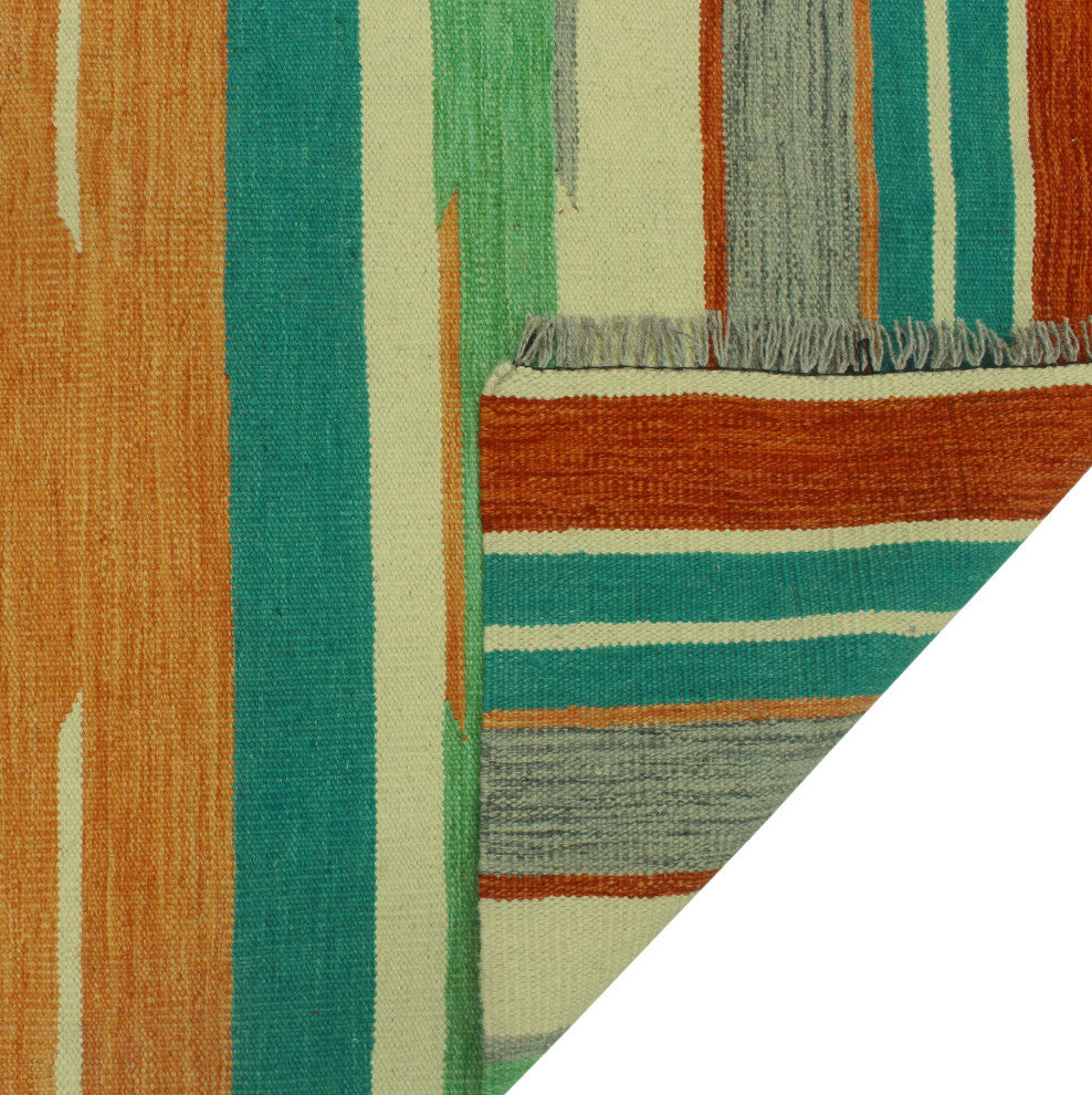 Winchester Kilim CaLa Blue/Burgundy Rug, 8'3x11'7