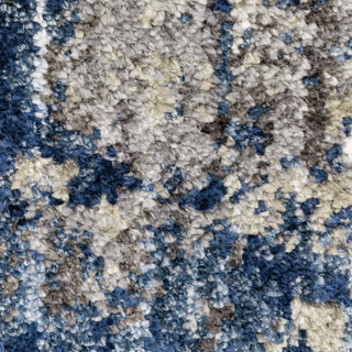 Ashton Abstract Shag Area Rug, 5.3X7.6