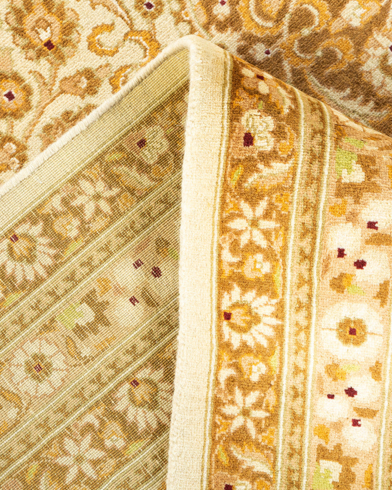Mogul, One-of-a-Kind Hand-Knotted Area Rug  - Ivory, 8' 1" x 10' 5"
