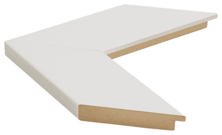 Pendleton Framed Wall Mirror, White, 28" X 48"