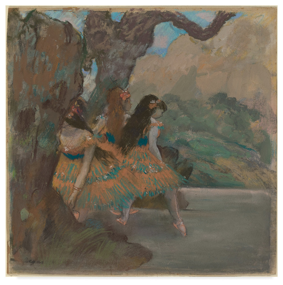 Edgar Degas 'The Ballet Dancers' Canvas Art, 24"x24"