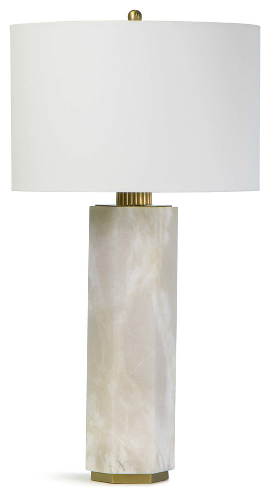 Gear Alabaster Table Lamp