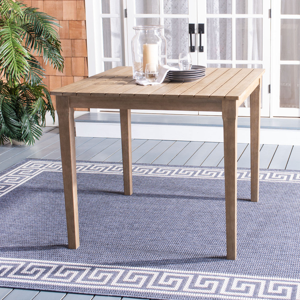 Safavieh San Salvador Patio Bar Table, Natural