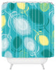 Rachael Taylor Electric Feather Shapes Shower Curtain
