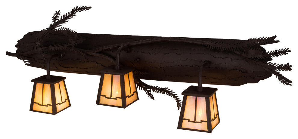 36W Pine Branch 3 Light Vanity