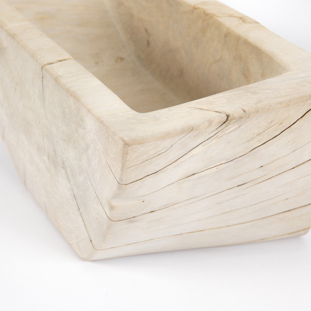 Centro Wood Bowl-Ivory