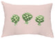Artichoke 14"x20" Floral Decorative Outdoor Pillow, Pale Pink