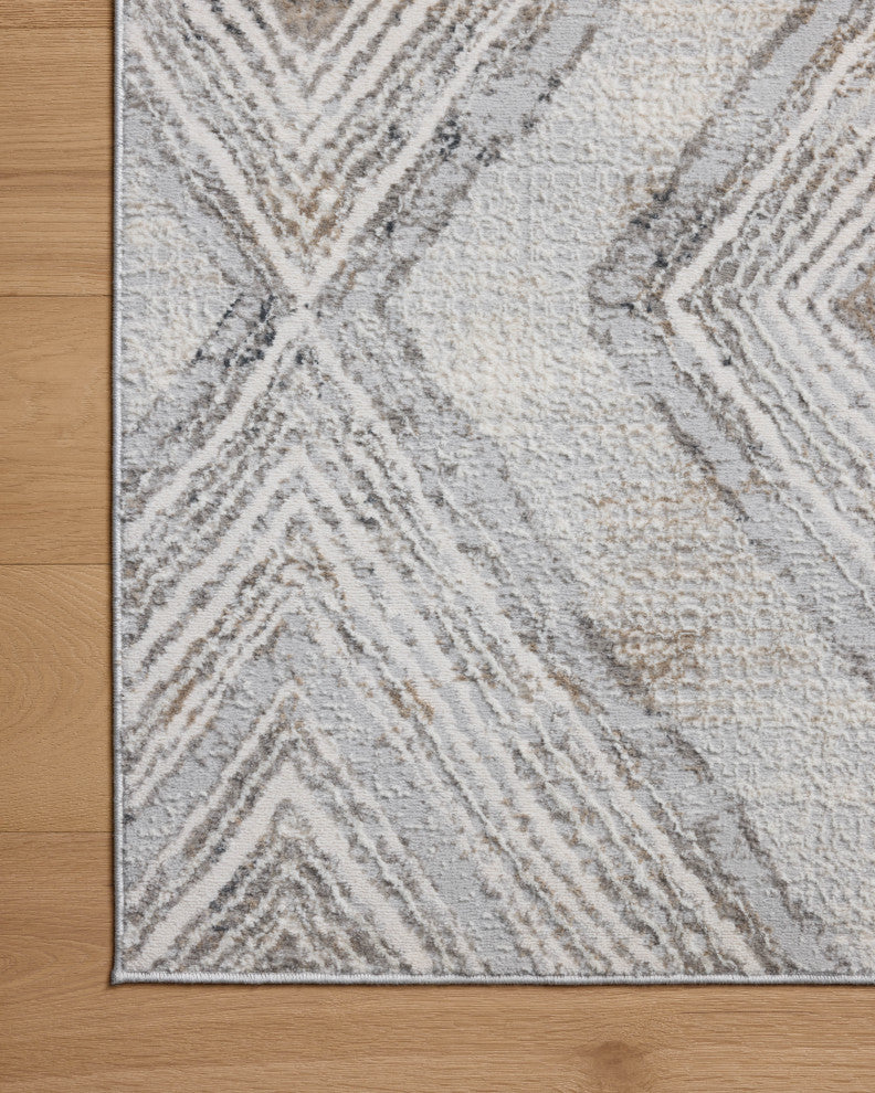 Loloi Hollis Mist / Natural 3'-11" x 5'-7" Accent Rug