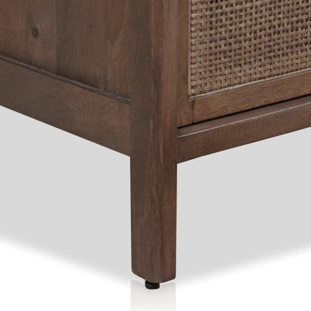 Sydney Large Nightstand-Brown Wash