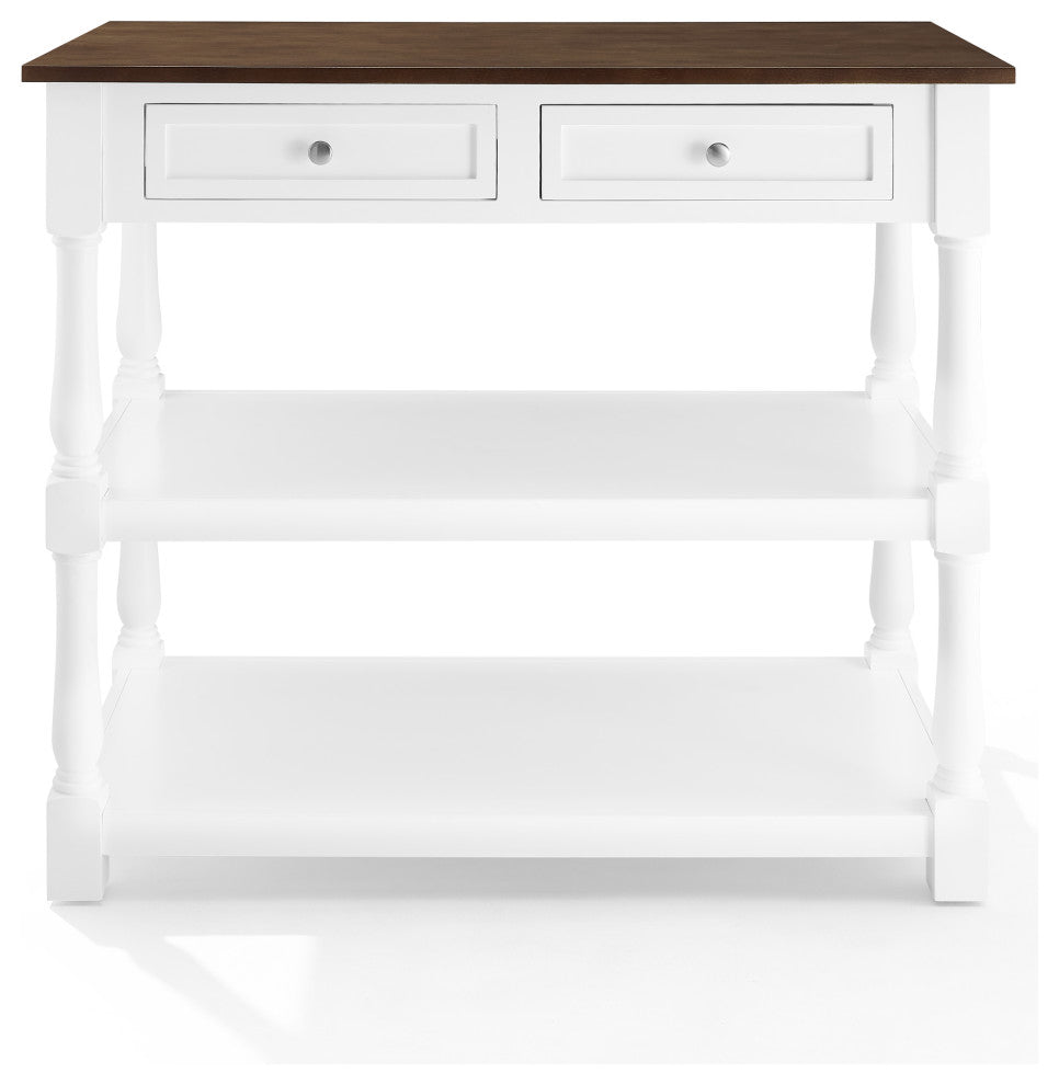 Caitlyn Wood Top Kitchen Island