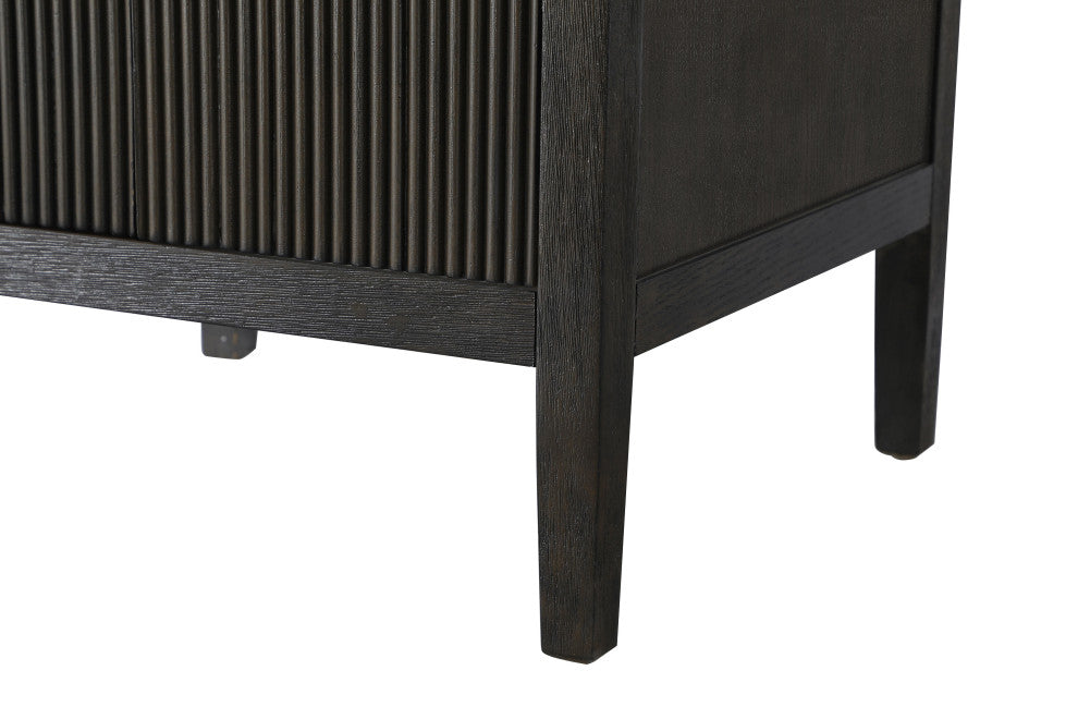 Home Living 30" Single Bathroom Vanity, Chocolate Oak