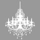Chandelier, 46", Sunshine