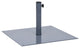 vidaXL Parasol Base Dark Gray Steel Square 37.5 lbs