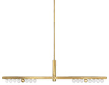 Corbett Lighting 382-51 Annecy 50"W Linear Chandelier - Vintage Brass