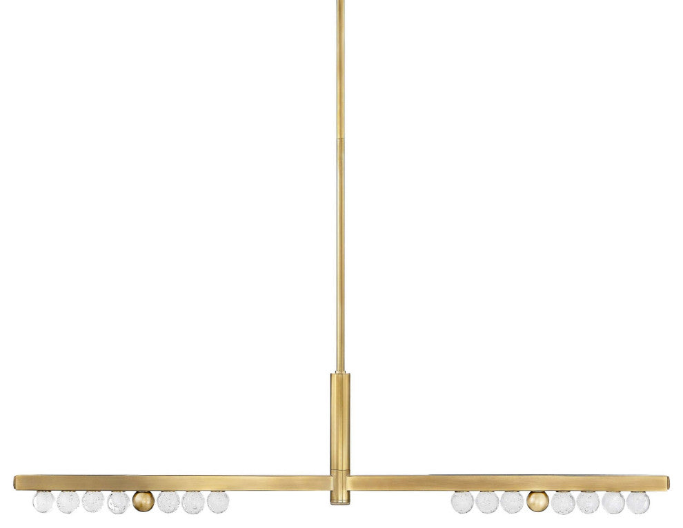 Corbett Lighting 382-51 Annecy 50"W Linear Chandelier - Vintage Brass