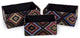 Stylish Fabric Home Storage Baskets, 3-Piece Set, Multicolor